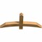 Ekena Millwork Bellingham Rough Sawn Timber Gable Bracket, Western Red Cedar, 48"W x 20"H x 4"D x 4"F, 10/12 Pitch GBW048X20X0404BEL00RWR - alternate 2